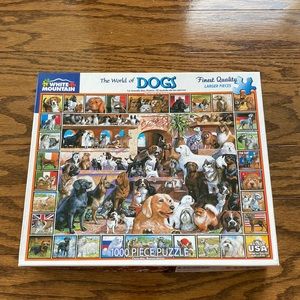 1000 piece jigsaw puzzle of dogs